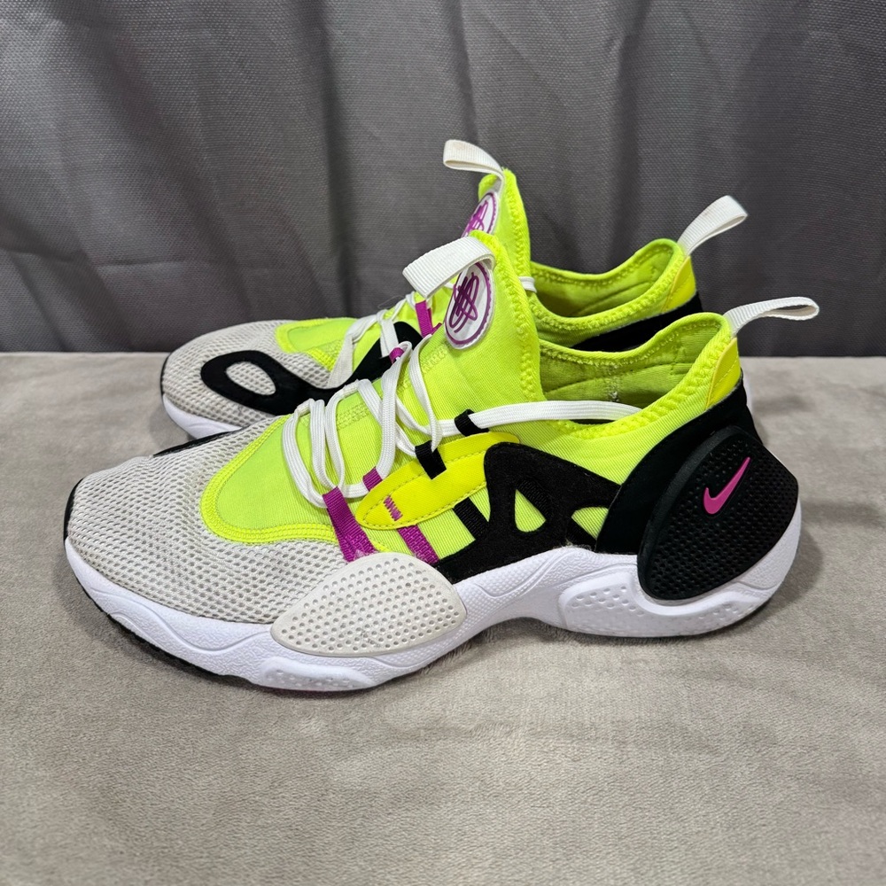 Nike Huarache E.D.G.E. TXT "Volt" sneakers.
